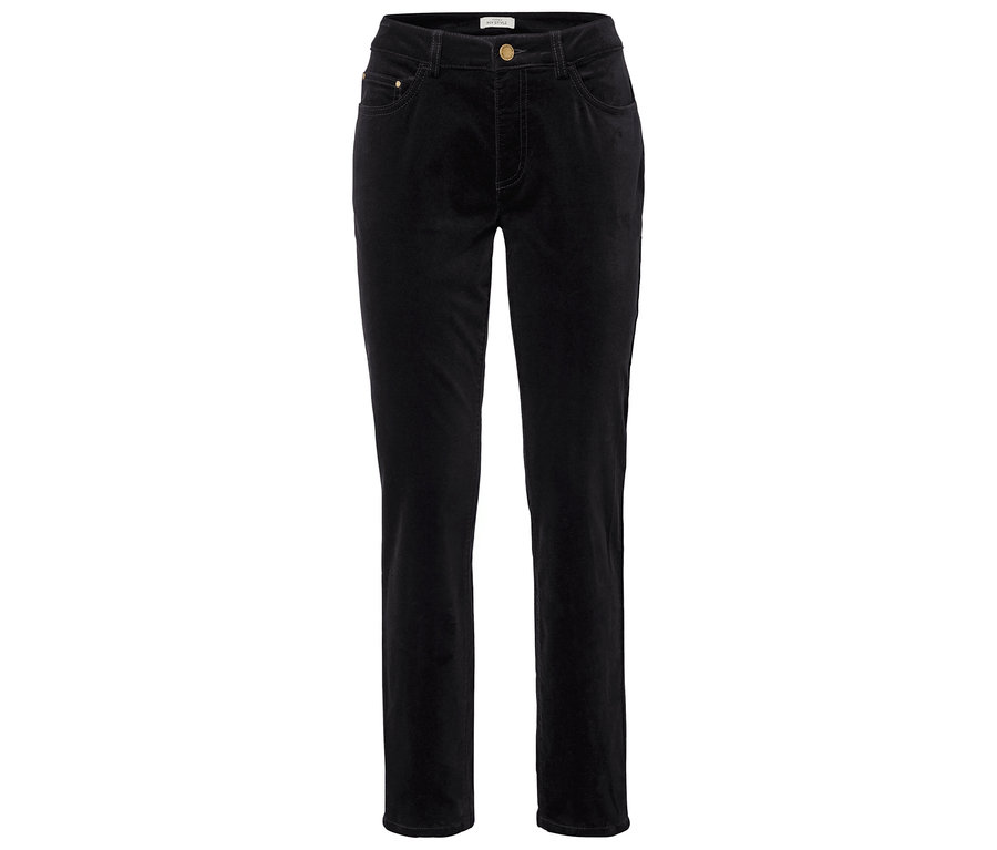 Pantalon noir en velours.