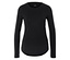 T-shirt noir à manches longues.