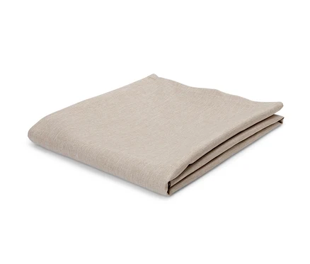 Une nappe lavable, pliée.