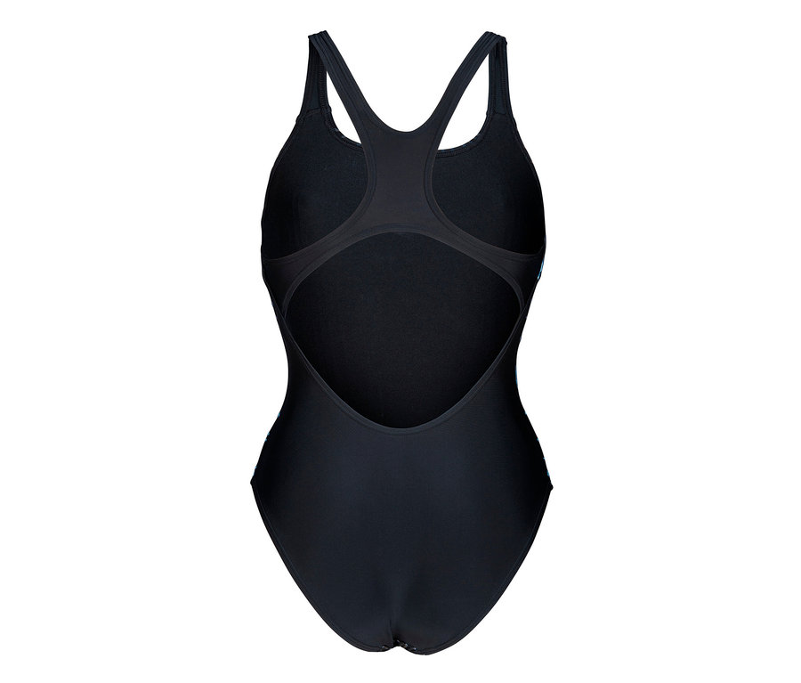 Vue détaillée de l'arrière du maillot de bain pour femmes Hyacinth Swim Pro Back arena Feel.
