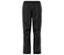 Pantalon de pluie noir sur fond blanc.