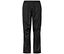 Pantalon de pluie noir sur fond blanc.