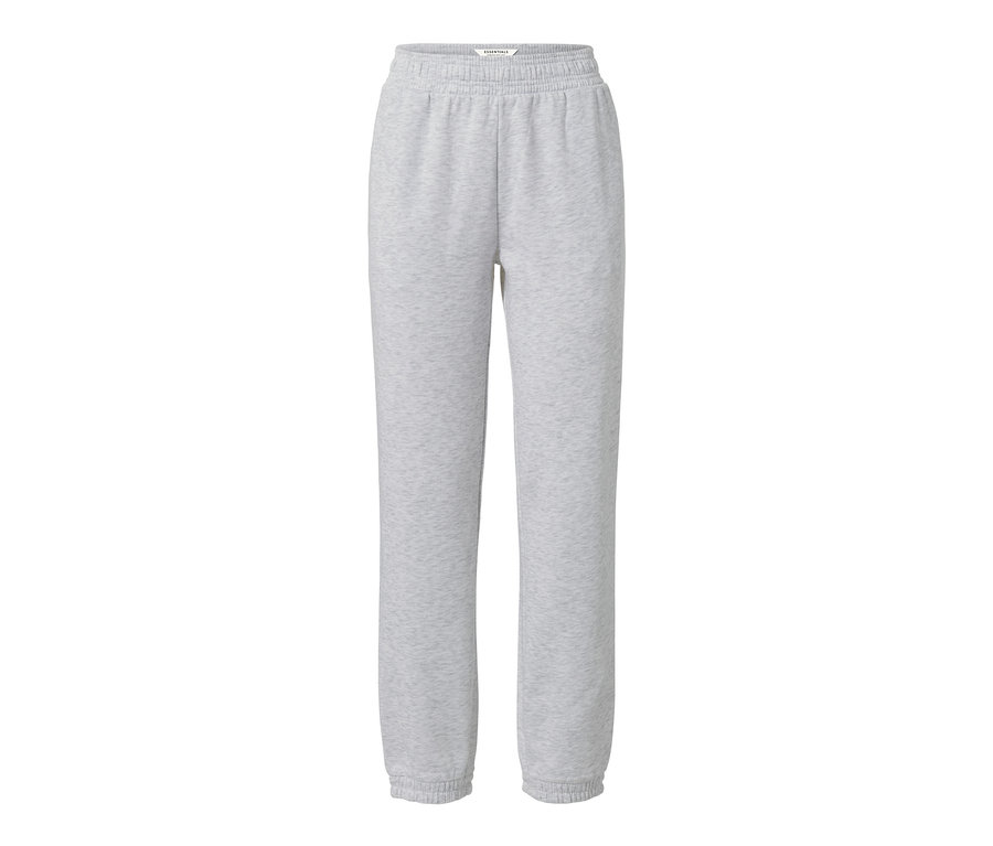 Pantalon de jogging gris chiné.