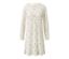 Chemise de nuit, crème - Crème à imprimé intégral multicolore