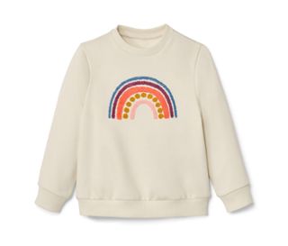 Avec motif appliqué arc-en-ciel