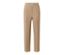 Pantalon tissé avec passepoil, beige.