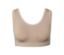 Brassière sans coutures beige.
