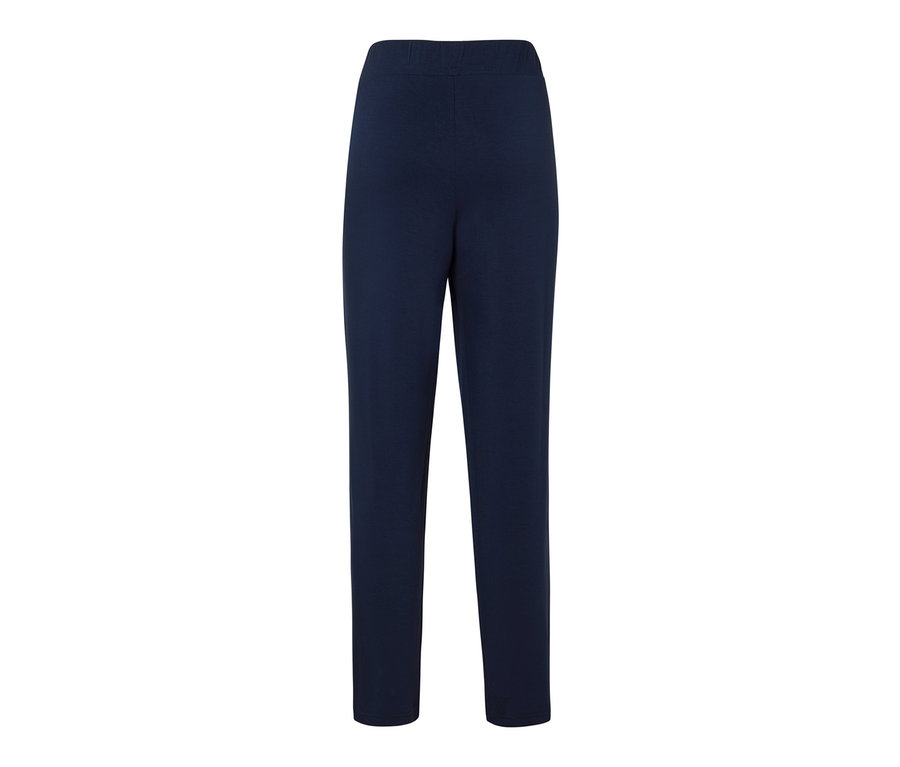 Pantalon en jersey bleu foncé.