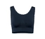 Brassière sans coutures bleu foncé.