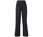Pantalon noir large sur fond clair.