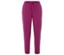 Pantalon de survêtement violet avec cordon de serrage à la taille.