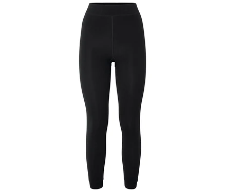 Leggings noires sur fond blanc.
