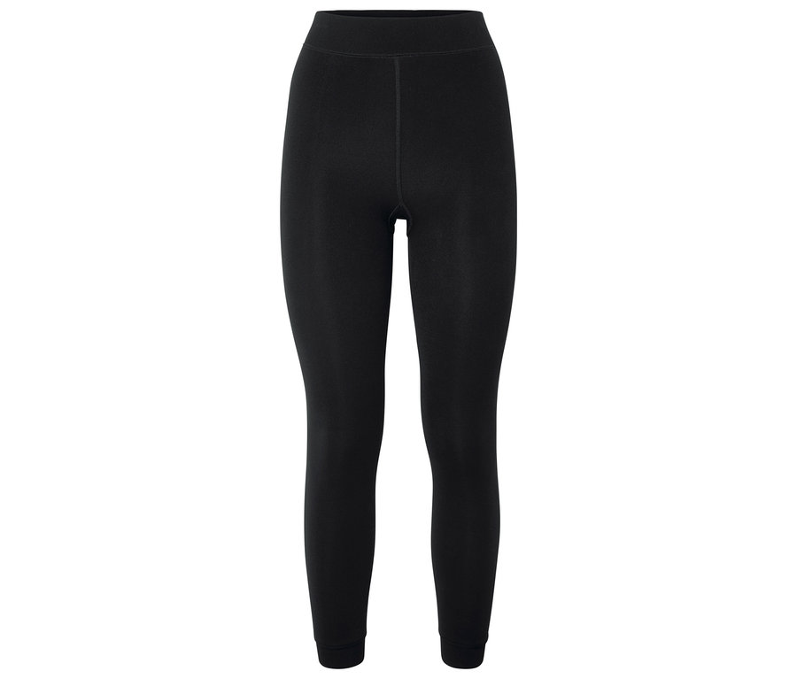 Leggings noires sur fond blanc.