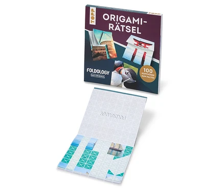 L'image montre le livre "Origami-Rätsel".