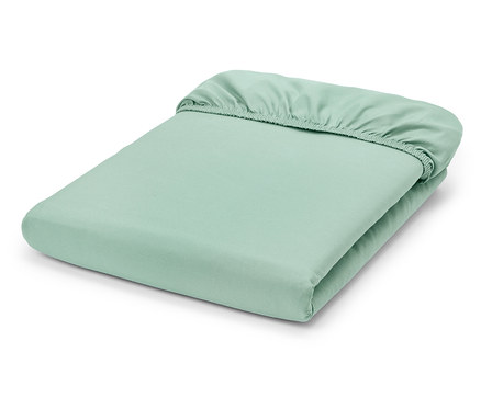 Drap-housse en jersey, taille normale, vert sauge