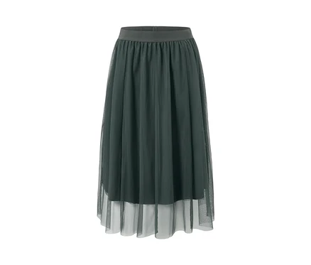 Une jupe en tulle.
