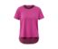 T-shirt de sport rose vif à manches courtes 2 en 1.