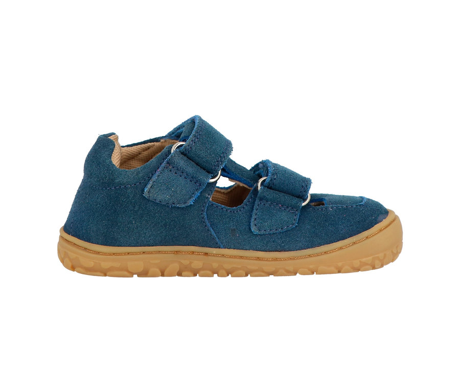 Sandale Lurchi « Barefoot » bleue.