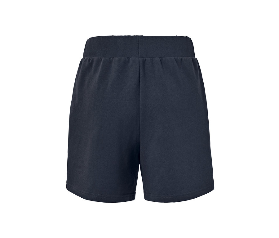 Short molletonné bleu marine.