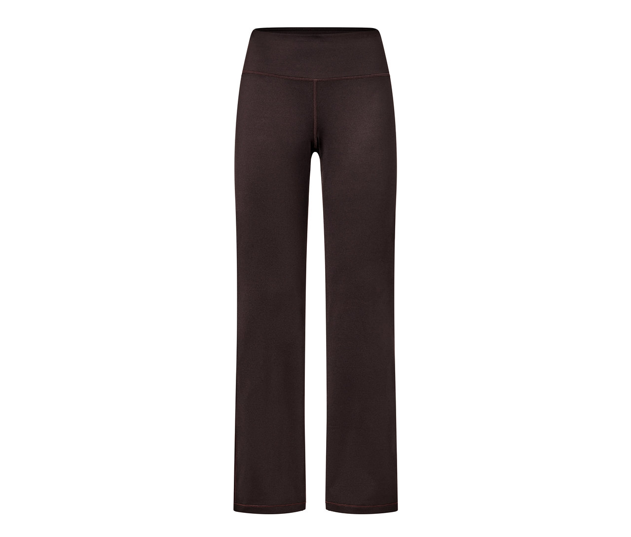 Pantalon de sport modelant couleur chocolat.