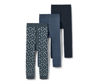 1 x bleu foncé, 1 x bleu ardoise, 1 x bleu ardoise avec des gouttes blanches