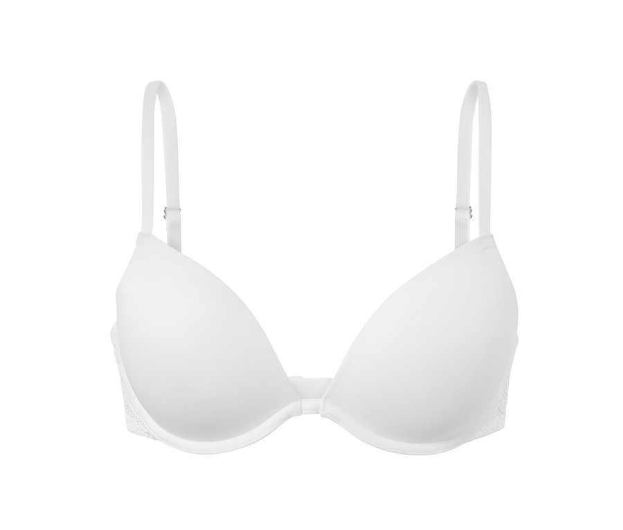 Soutien-gorge push-up blanc.