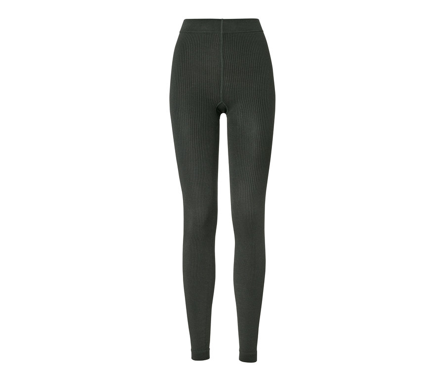 Legging thermique côtelé.
