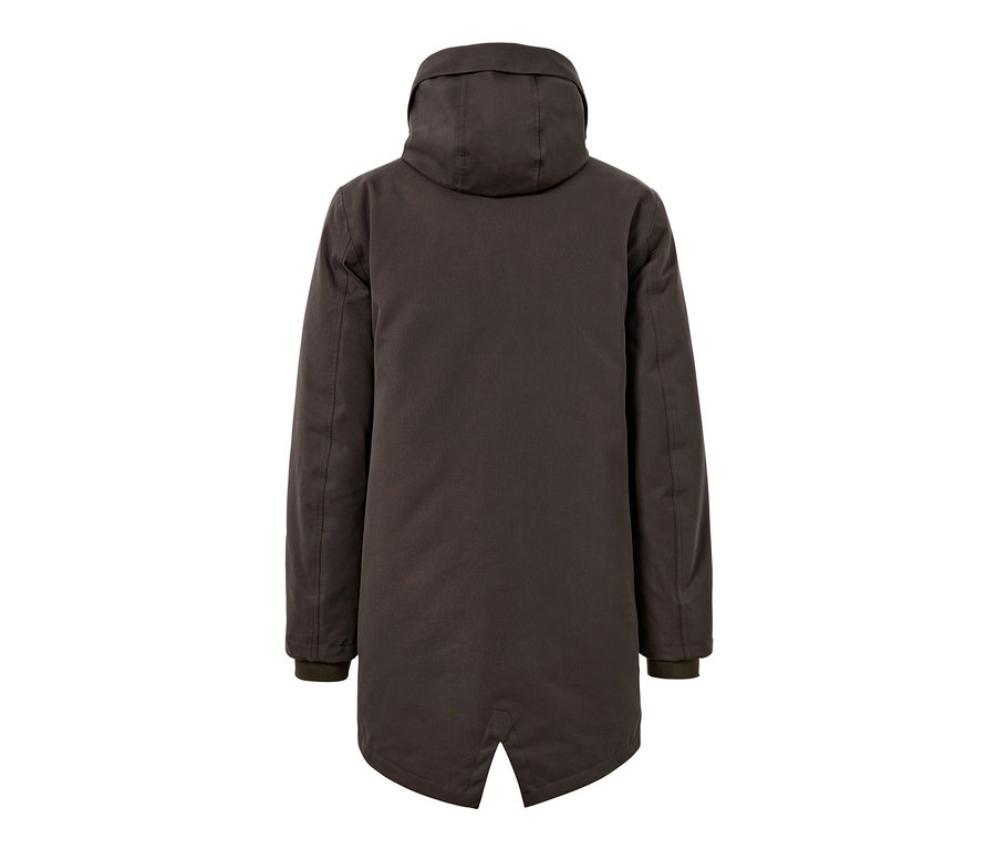 Vue arrière d'une parka.