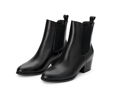 Bottines en cuir