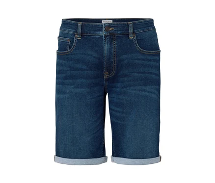 Short en jean confortable bleu.
