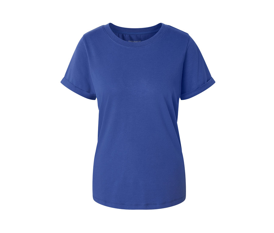 T-shirt de sport bleu.