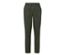 Pantalon chino en lin kaki.