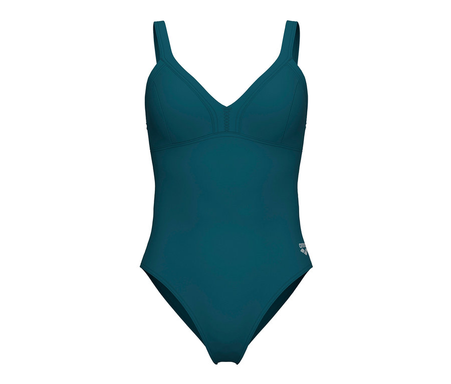 Maillot de bain sculptant pour femme Lara C-Cup arena de couleur pétrole.
