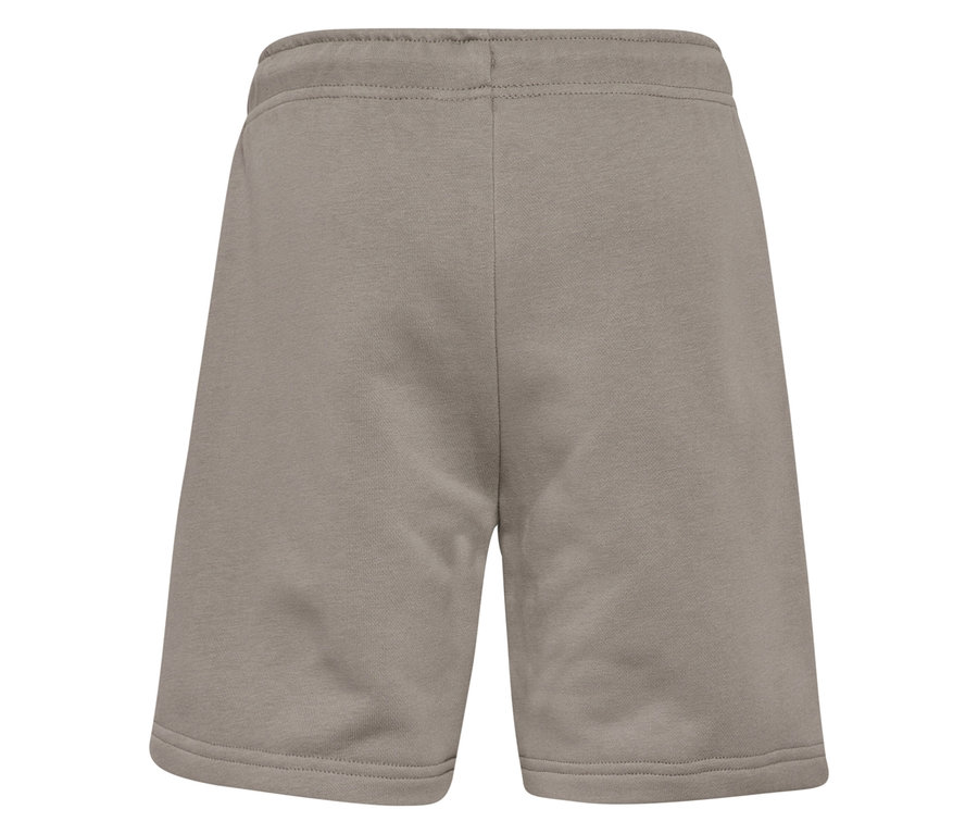 Gros plan sur l'arrière du short de survêtement ample hummel® HMLJR marron.