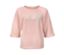 Sweat-shirt manches 3/4, rose - Rose à imprimé multicolore