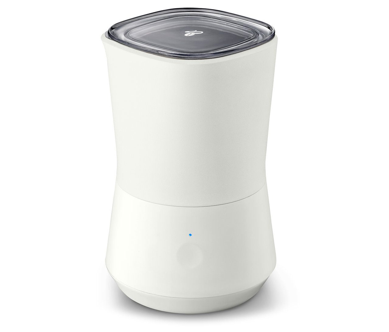 Un mousseur à lait électrique crème.