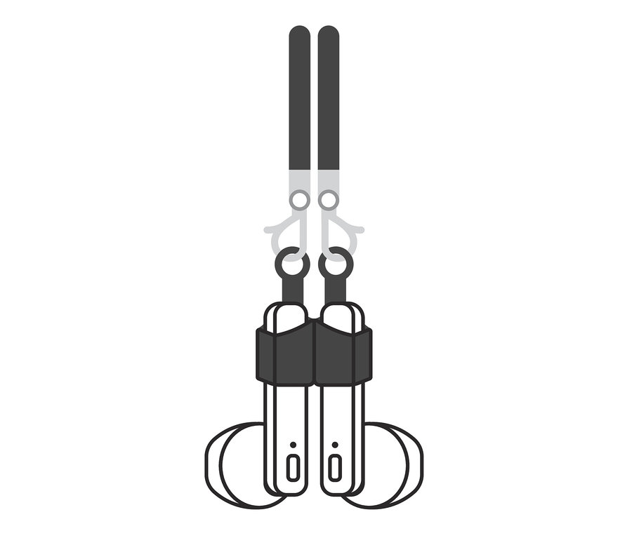 Illustration d'une chaîne multifonction pour lunettes, masques et écouteurs intra-auriculaires.
