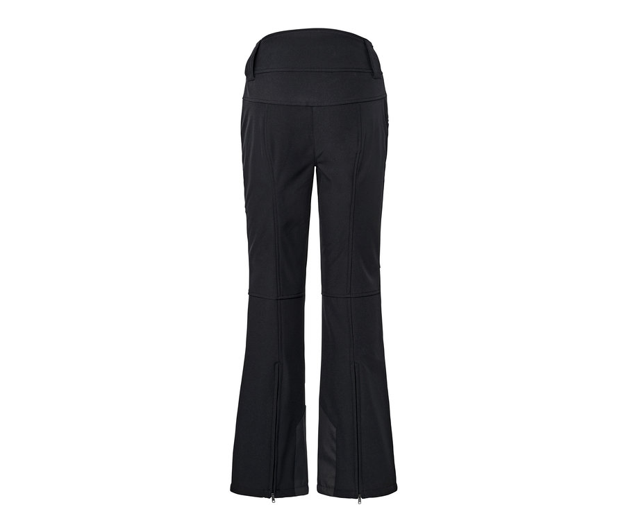 Pantalon de ski noir avec fermeture éclair.
