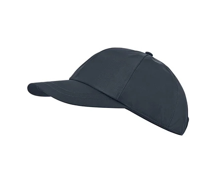 Une casquette bleu marine polyvalente sur un fond blanc.