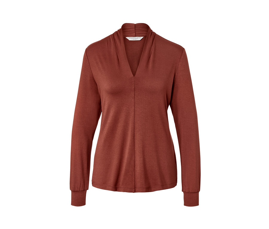 Blouse avec encolure en V.