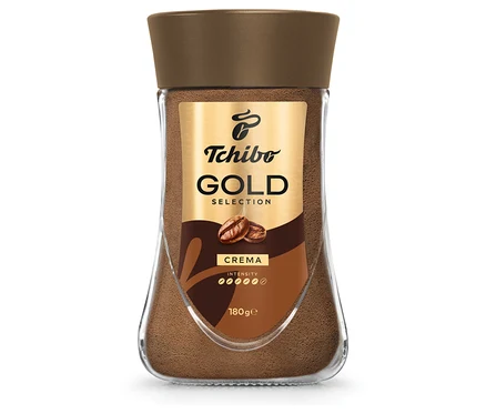 Bocal de café soluble Tchibo Gold Selection.