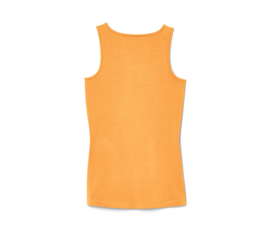 Vue arrière de 2 hauts orange.