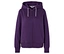 Sweat à capuche zippé violet.