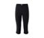Un pantalon 3/4 en bengaline noir.