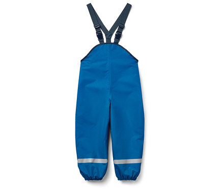 Pantalon de pluie thermique pour enfant, bleu