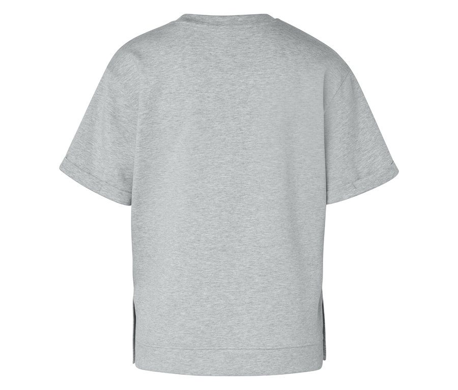 T-shirt gris vu de dos.