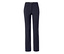 Pantalon prêt à porter en bengaline bleu foncé.
