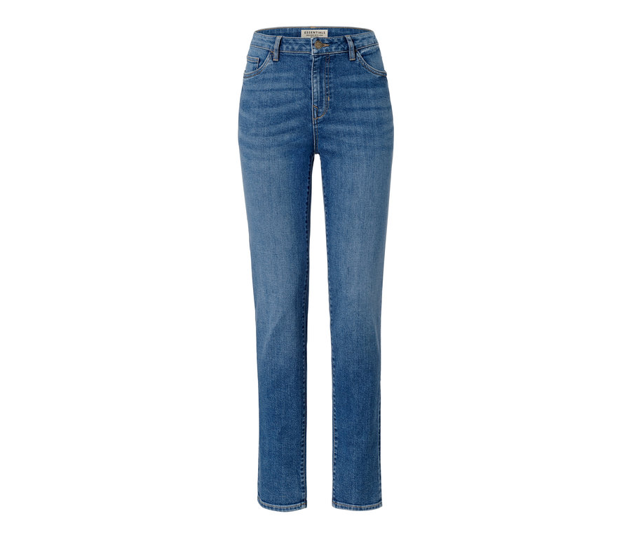 Jean slim en denim bleu «	Fit Emma	».