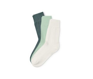 1x beige, 1x vert clair, 1x vert foncé