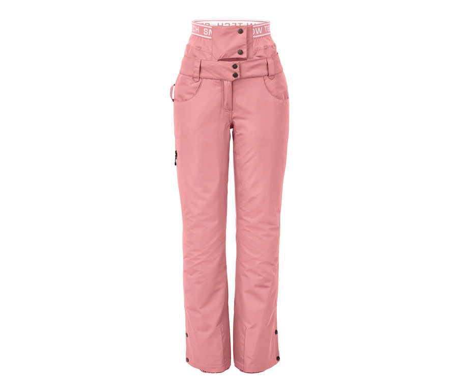 Pantalon de ski et de snowboard rose.